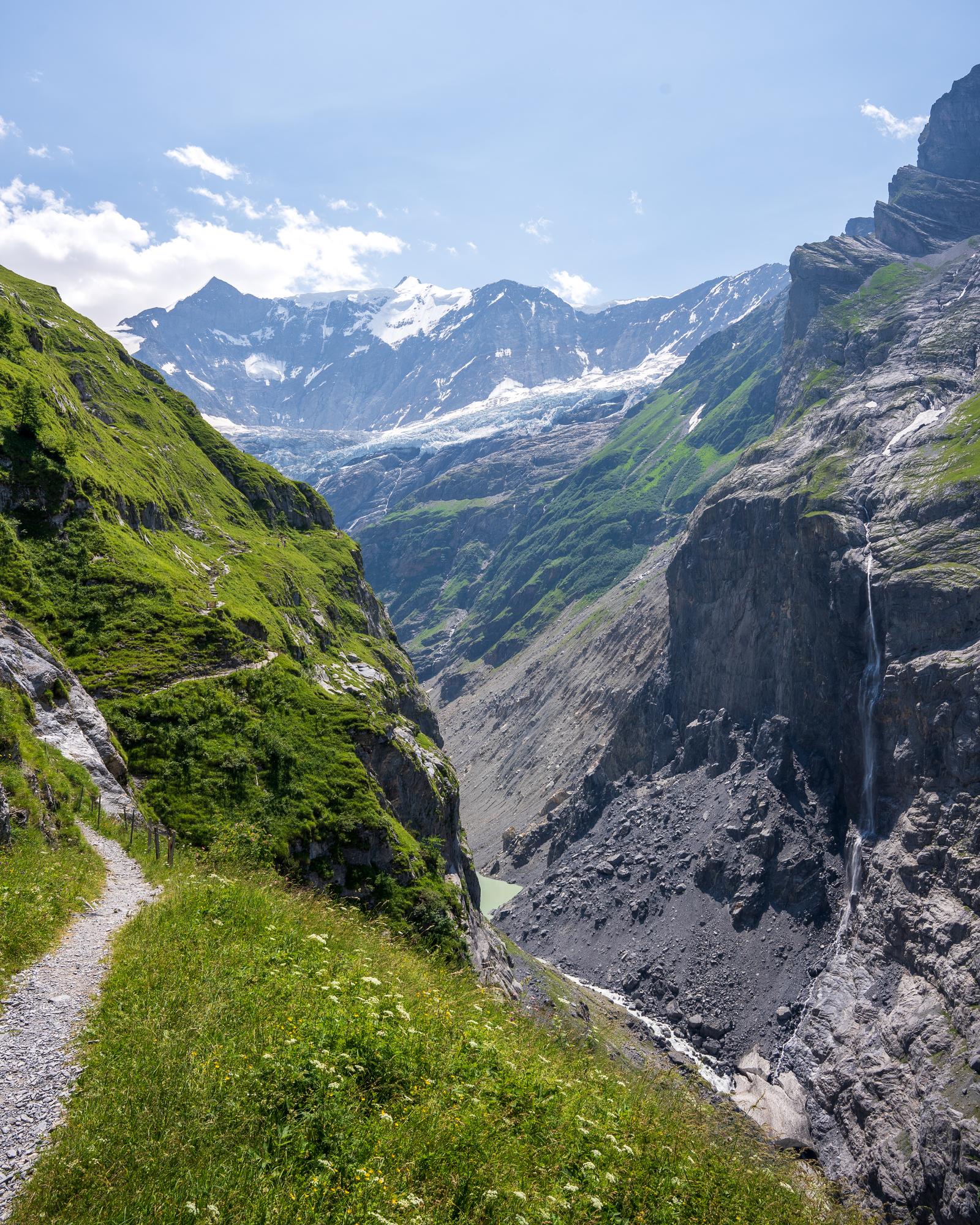 Grosses Fiescherhorn, from Mättenberg.