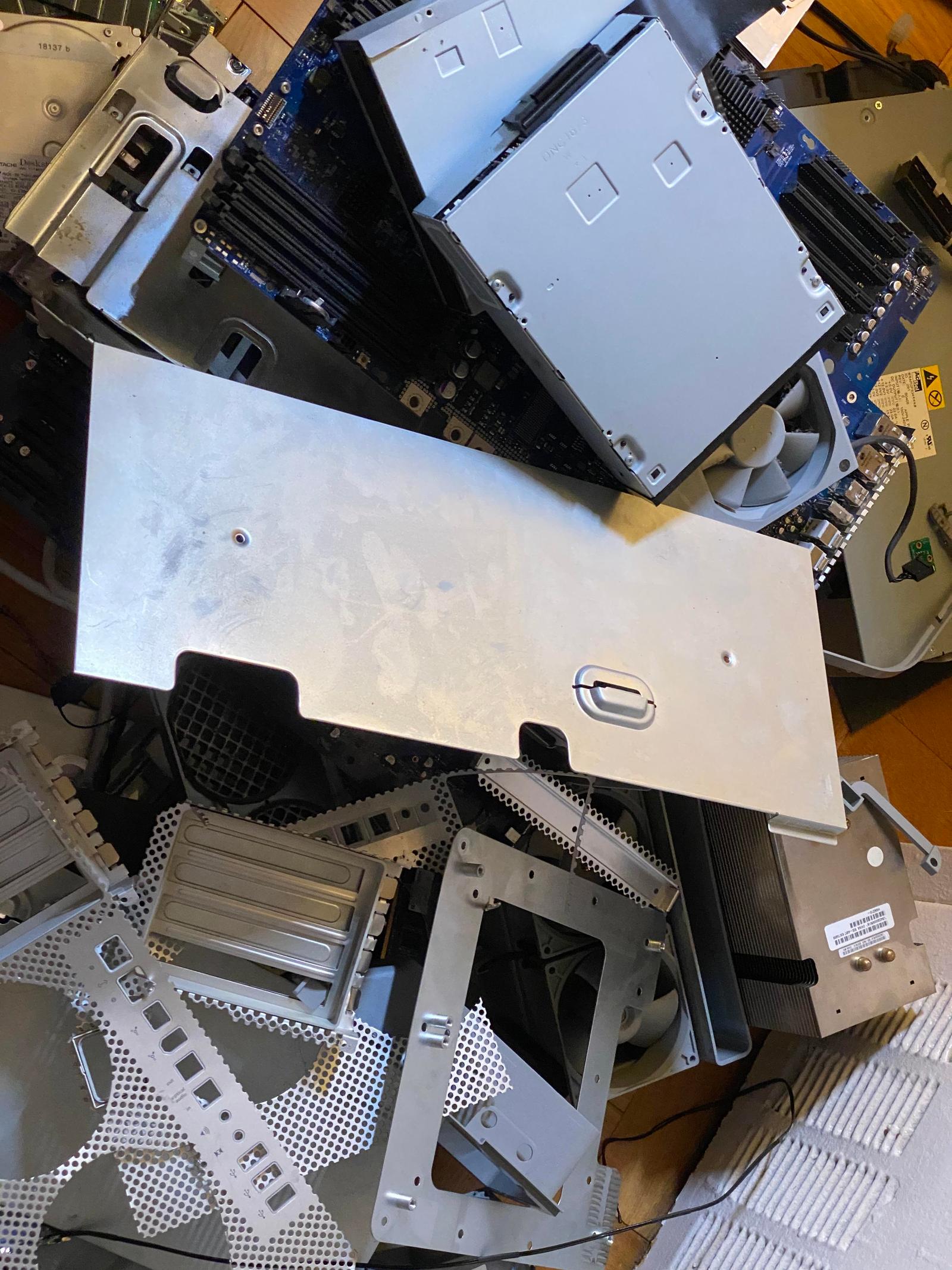 The PowerMac to scrap metal pipeline.