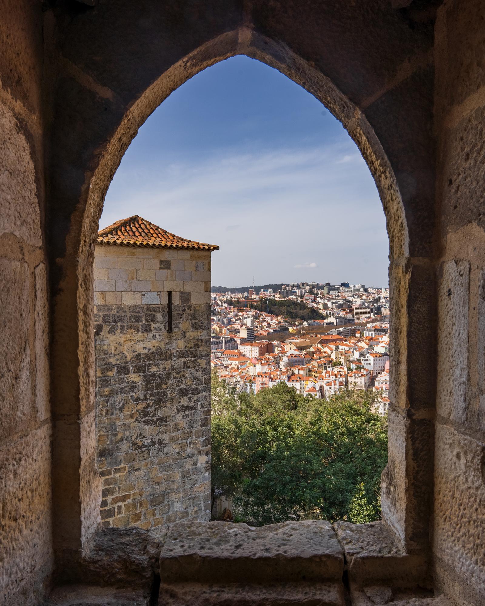 Looking west from the Castelo de S. Jorge.