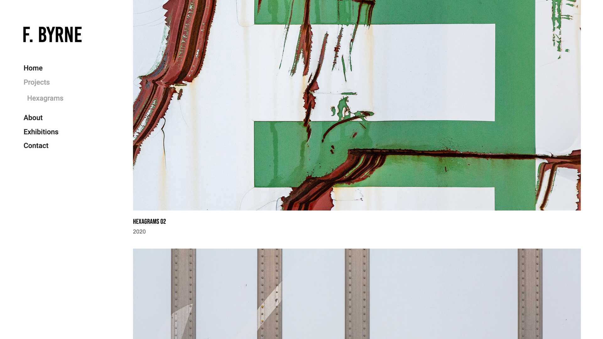 Homepage of fbyrne.com