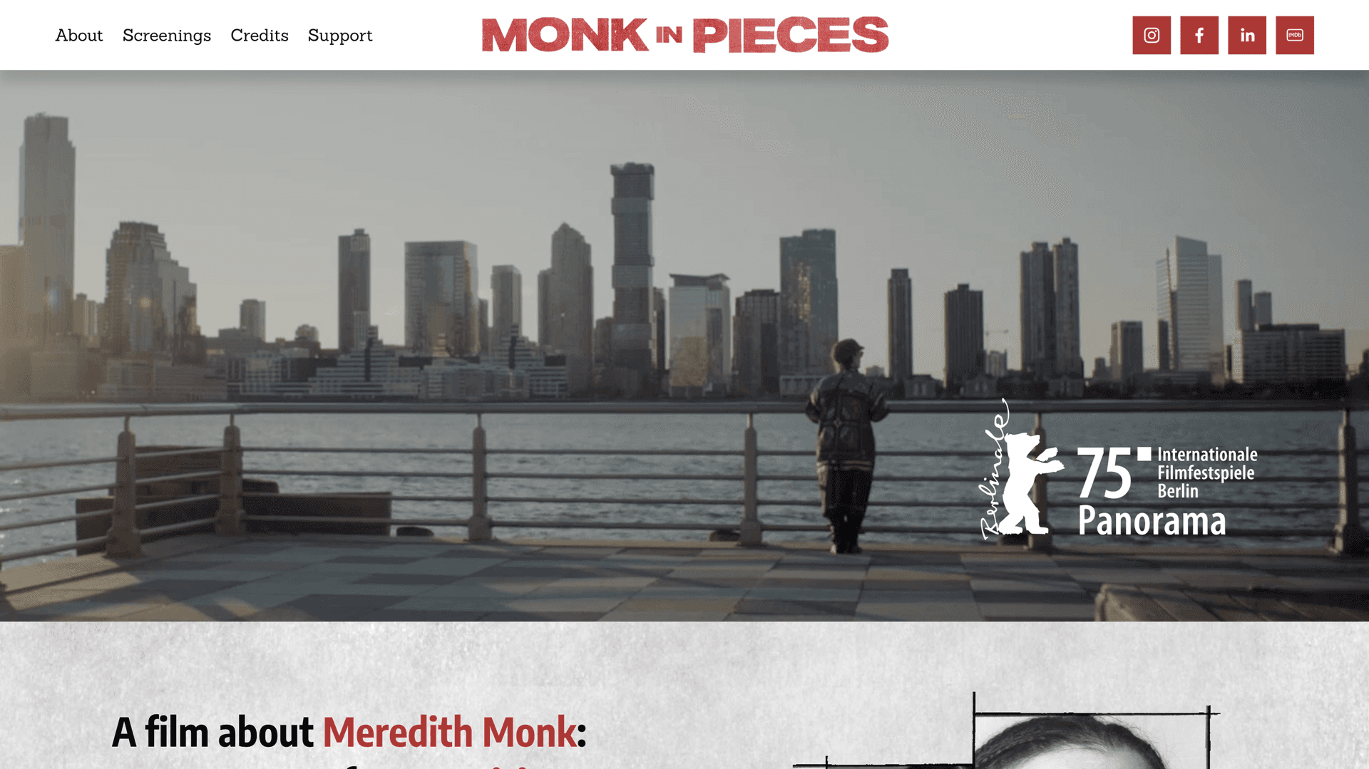 Homepage of monkinpieces.com
