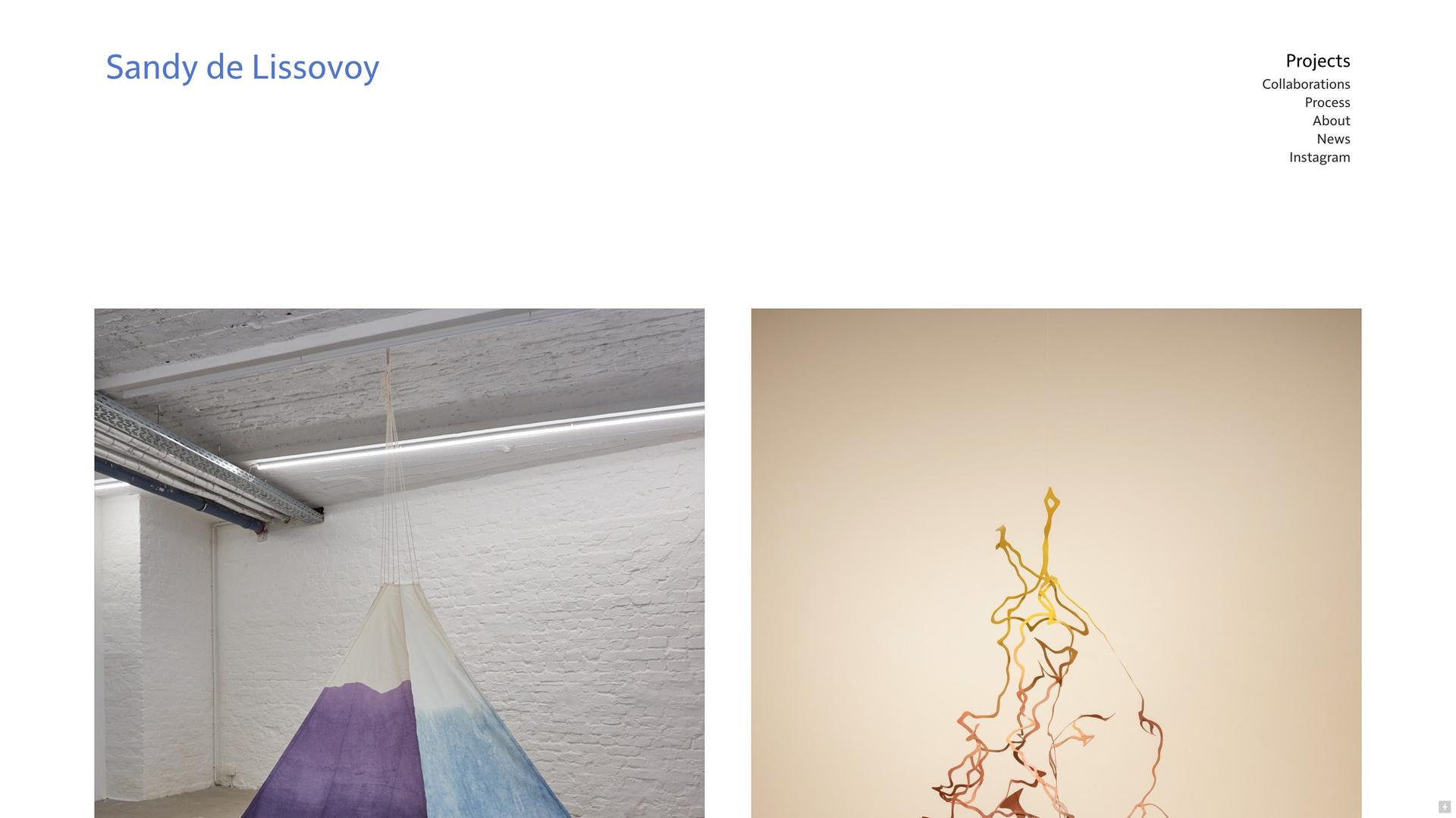 Homepage of sandydelissovoy.com